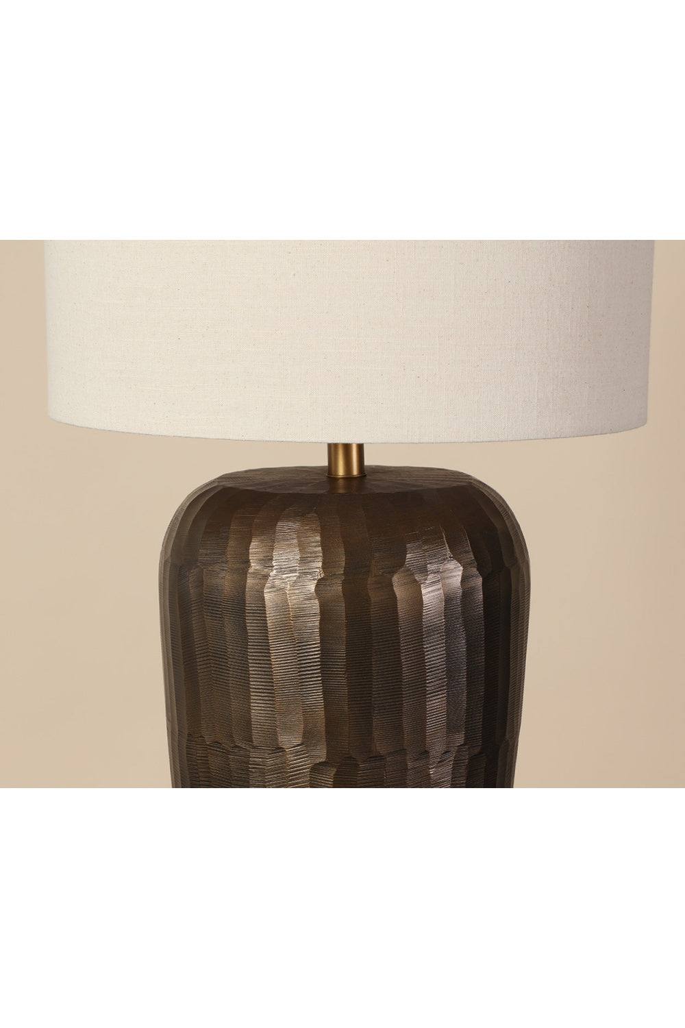   Modern European furniture - Antique Brass Drum Table Lamp - www.oroa.com | Oroa.com