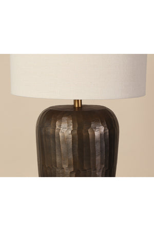   Modern European furniture - Antique Brass Drum Table Lamp - www.oroa.com | Oroa.com