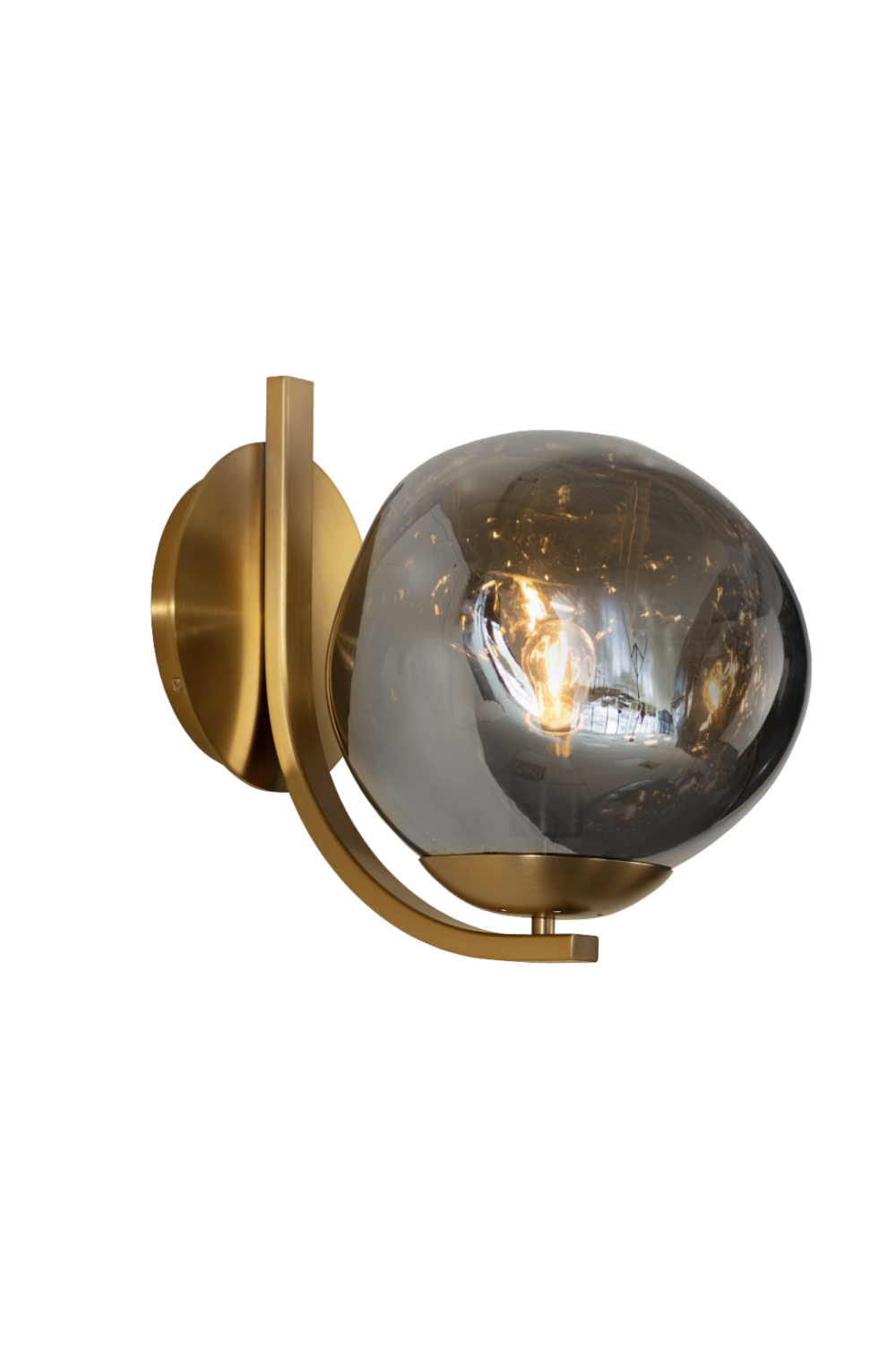   Modern European furniture - Gray Blown Glass Wall Lamp - www.oroa.com | Oroa.com