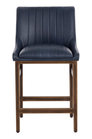   Modern European furniture - Channel-Tufted Counter Stool - www.oroa.com | Oroa.com