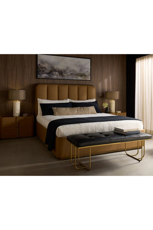   Modern European furniture - Channel Tufted Bed - www.oroa.com | Oroa.com