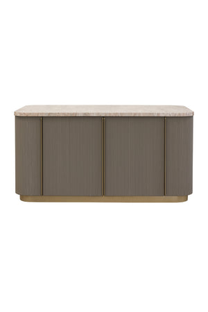   Modern European furniture - Marble Top & Wood Base Kitchen Island - www.oroa.com | Oroa.com