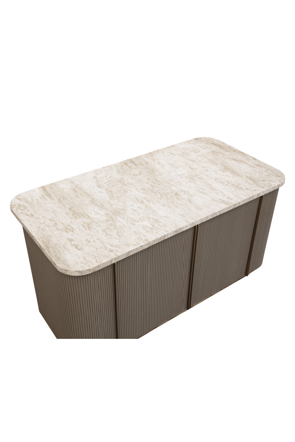   Modern European furniture - Marble Top & Wood Base Kitchen Island - www.oroa.com | Oroa.com