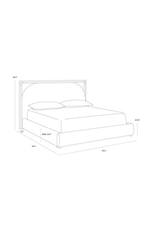   Modern European furniture - Tubular-Framed King Bed - www.oroa.com | Oroa.com