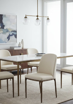   Modern European furniture - Upholstered Dining Chairs (2) - www.oroa.com | Oroa.com