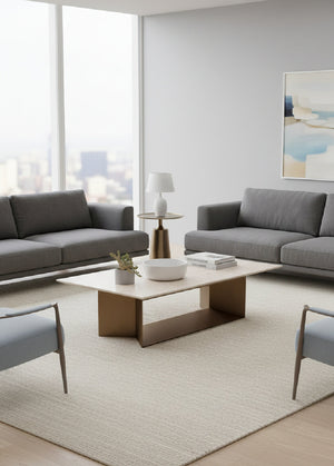   Modern European furniture - Cream Marble Coffee Table - www.oroa.com | Oroa.com