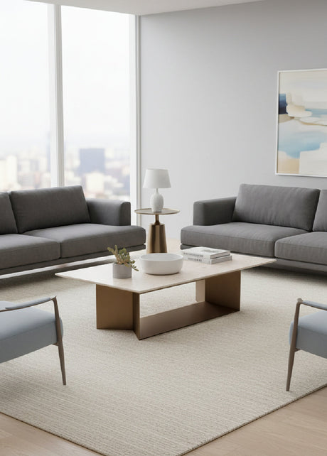   Modern European furniture - Cream Marble Coffee Table - www.oroa.com | Oroa.com