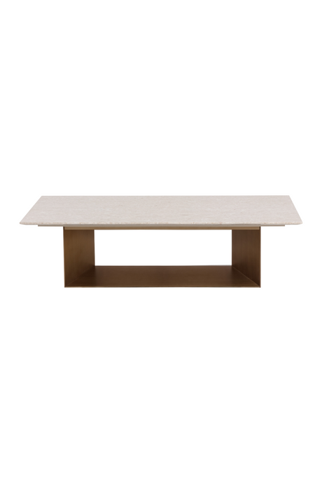   Modern European furniture - Cream Marble Coffee Table - www.oroa.com | Oroa.com