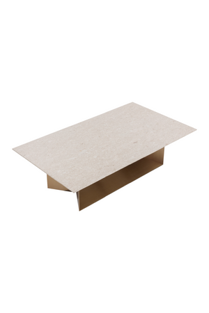   Modern European furniture - Cream Marble Coffee Table - www.oroa.com | Oroa.com