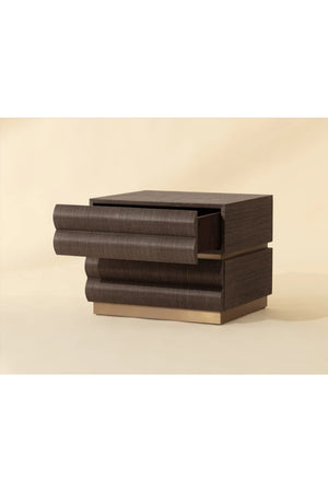   Modern European furniture - Tiered 2-Drawer Nightstand - www.oroa.com | Oroa.com
