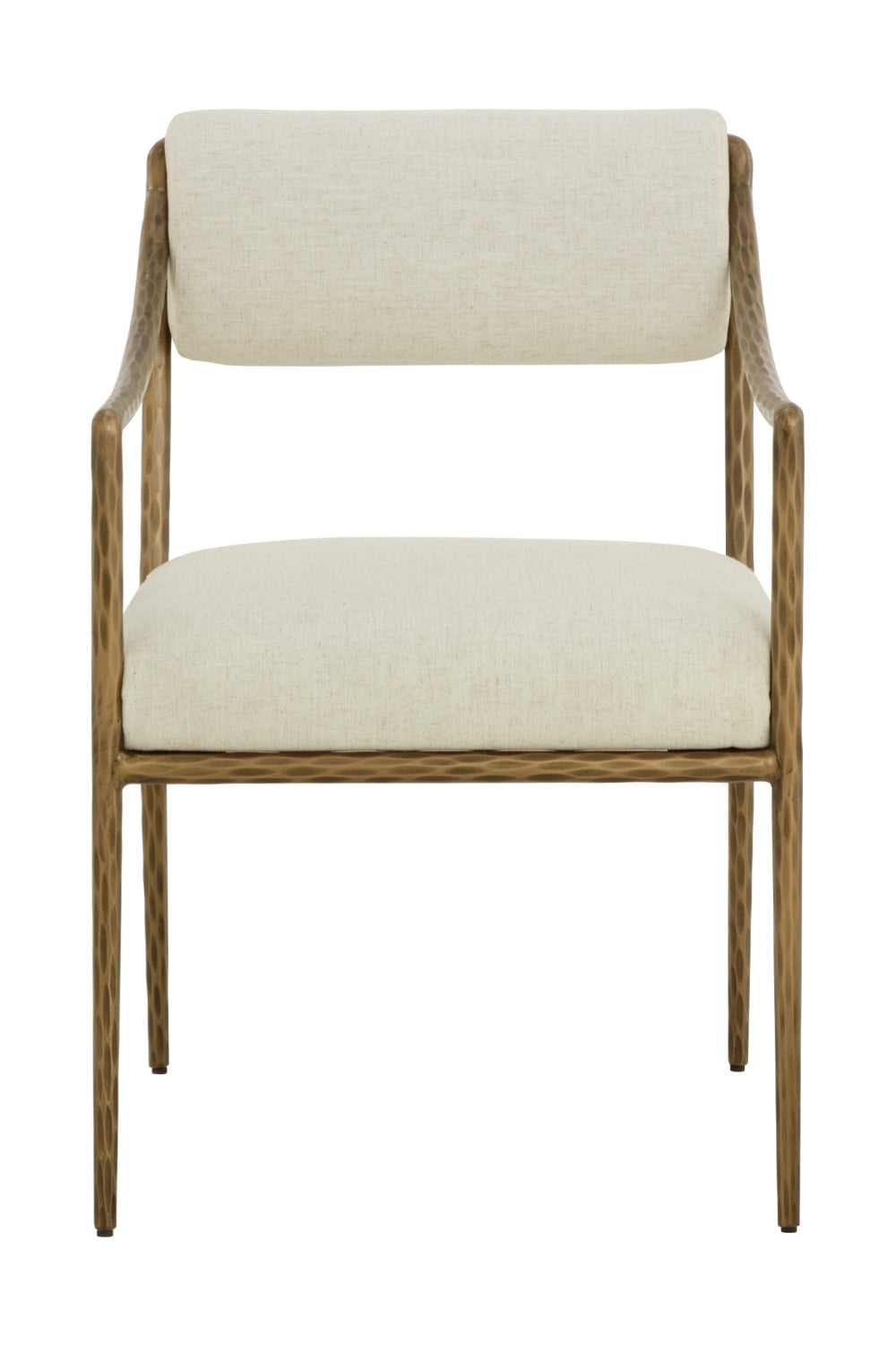   Modern European furniture - Cream Linen Dining Armchair - www.oroa.com | Oroa.com