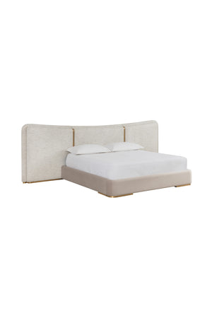   Modern European furniture - Boucle 3-Panel King Bed - www.oroa.com | Oroa.com