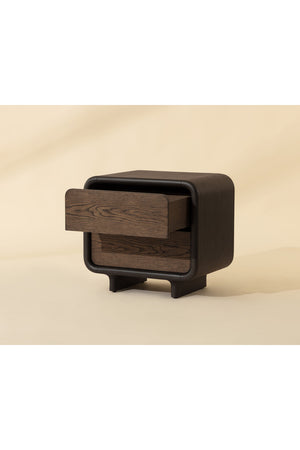   Modern European furniture - 2-Drawer Oak Nightstand - www.oroa.com | Oroa.com