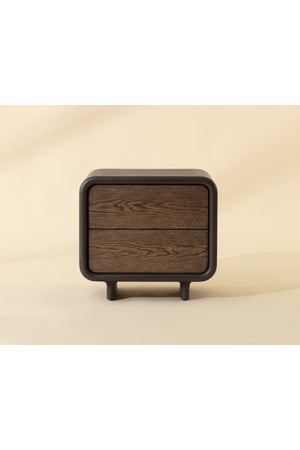   Modern European furniture - 2-Drawer Oak Nightstand - www.oroa.com | Oroa.com