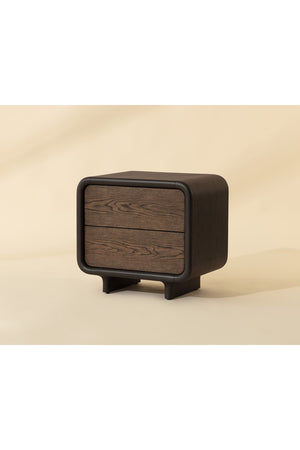   Modern European furniture - 2-Drawer Oak Nightstand - www.oroa.com | Oroa.com