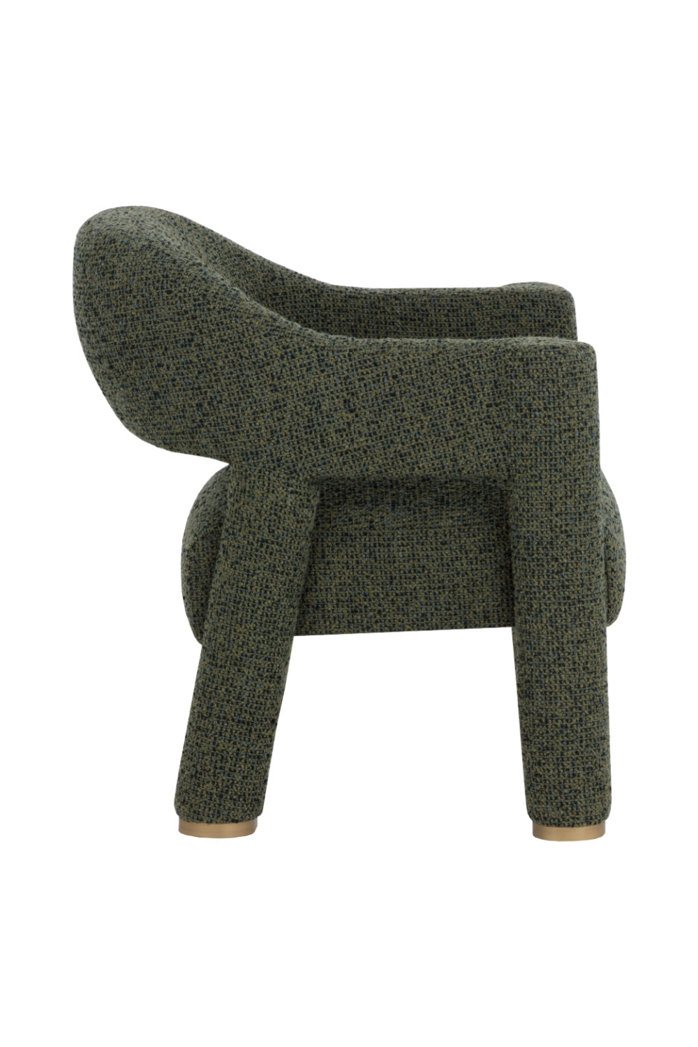   Modern European furniture - Green Cutout-Back Lounge Chair - www.oroa.com | Oroa.com