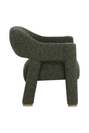  Modern European furniture - Green Cutout-Back Lounge Chair - www.oroa.com | Oroa.com