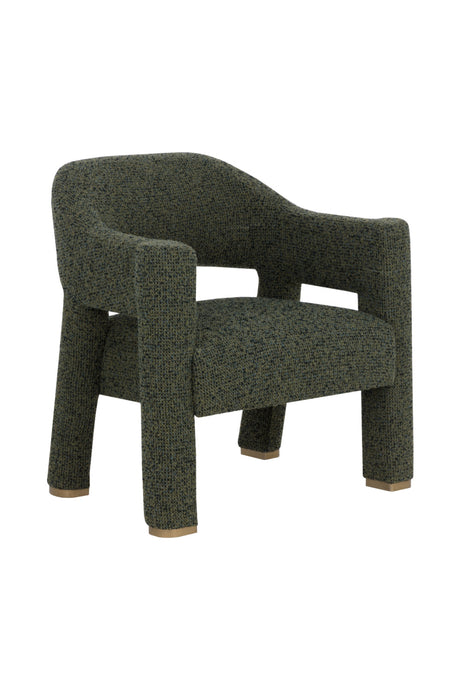   Modern European furniture - Green Cutout-Back Lounge Chair - www.oroa.com | Oroa.com