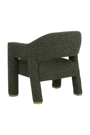   Modern European furniture - Green Cutout-Back Lounge Chair - www.oroa.com | Oroa.com