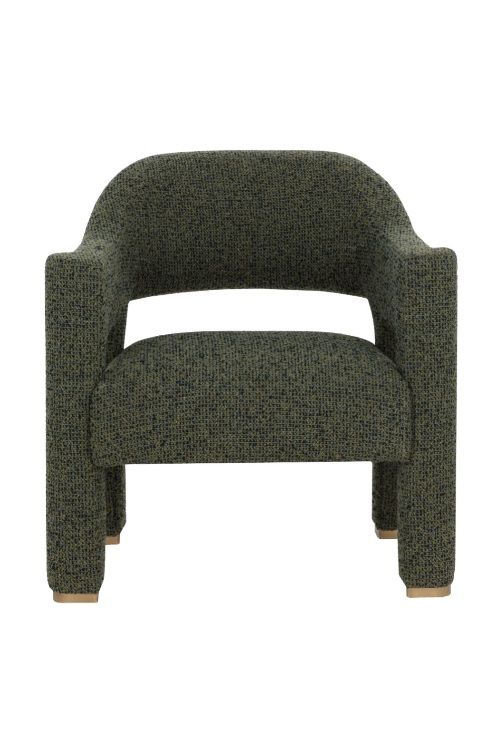   Modern European furniture - Green Cutout-Back Lounge Chair - www.oroa.com | Oroa.com