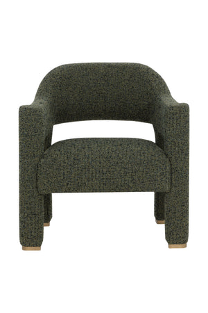   Modern European furniture - Green Cutout-Back Lounge Chair - www.oroa.com | Oroa.com