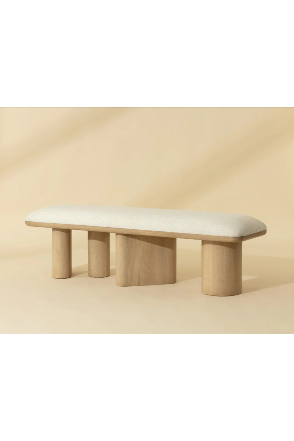   Modern European furniture - Light Oak Accent Bench - www.oroa.com | Oroa.com