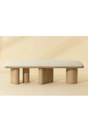   Modern European furniture - Light Oak Accent Bench - www.oroa.com | Oroa.com