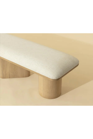   Modern European furniture - Light Oak Accent Bench - www.oroa.com | Oroa.com