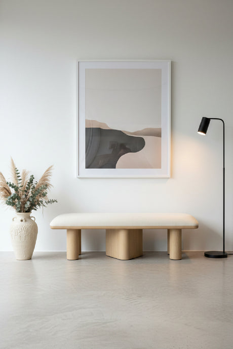   Modern European furniture - Light Oak Accent Bench - www.oroa.com | Oroa.com