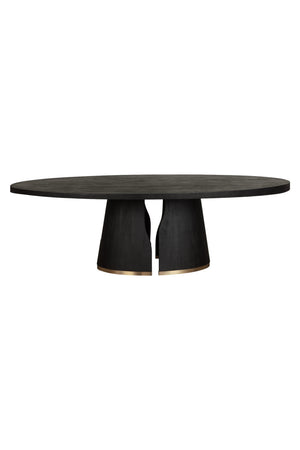   Modern European furniture - Dual Pedestal Wood Dining Table - www.oroa.com | Oroa.com