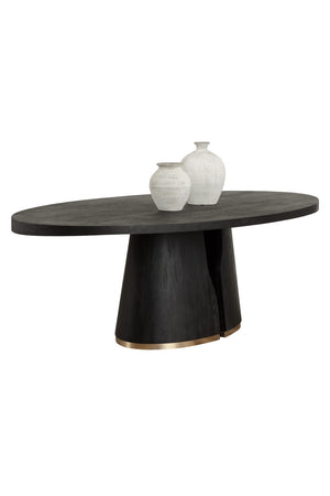   Modern European furniture - Dual Pedestal Wood Dining Table - www.oroa.com | Oroa.com