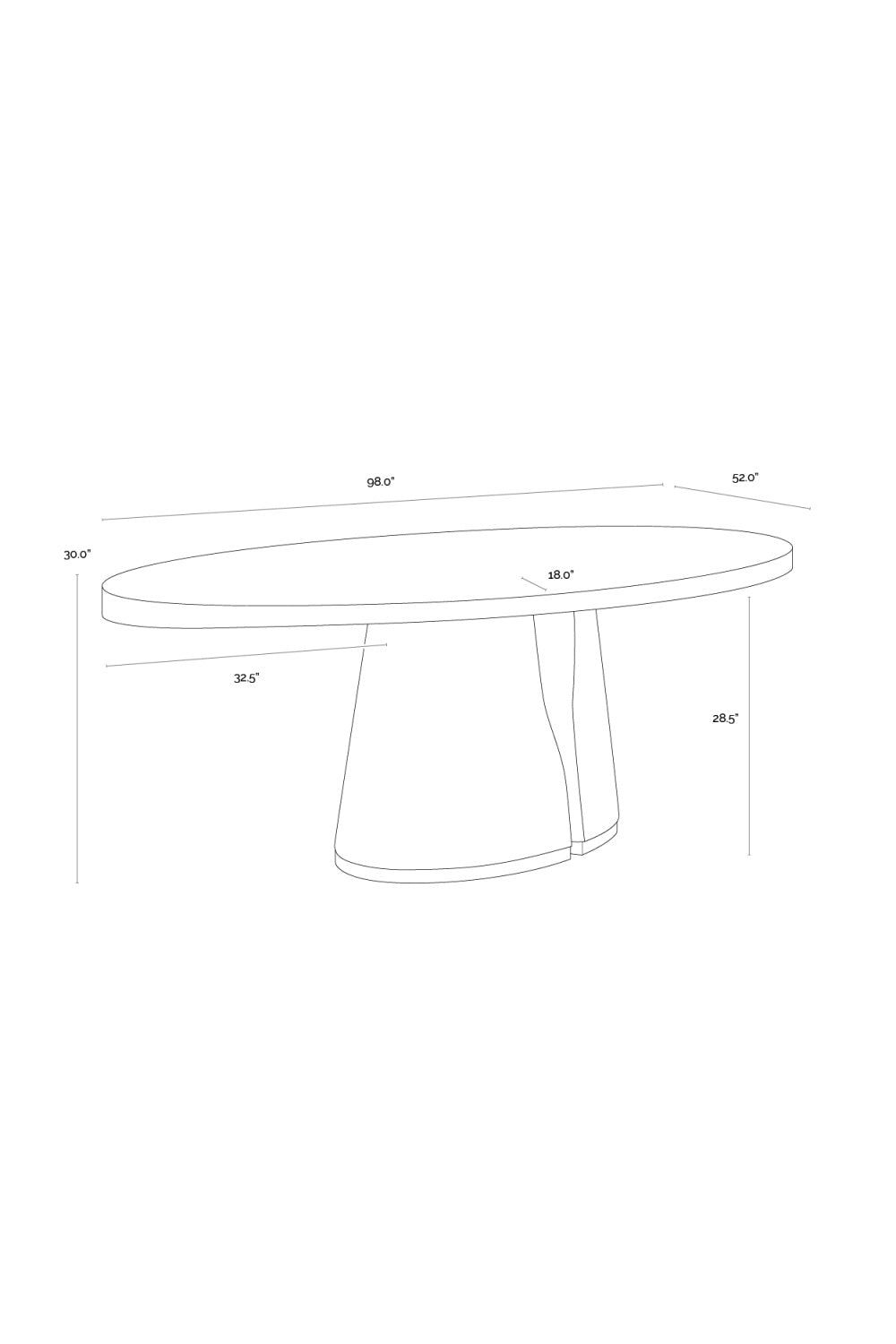   Modern European furniture - Dual Pedestal Wood Dining Table - www.oroa.com | Oroa.com