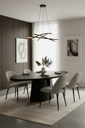   Modern European furniture - Dual Pedestal Wood Dining Table - www.oroa.com | Oroa.com