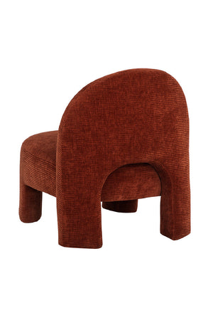   Modern European furniture - Red Arched-Back Lounge Chair - www.oroa.com | Oroa.com
