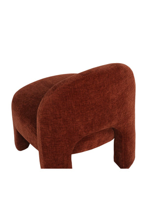   Modern European furniture - Red Arched-Back Lounge Chair - www.oroa.com | Oroa.com