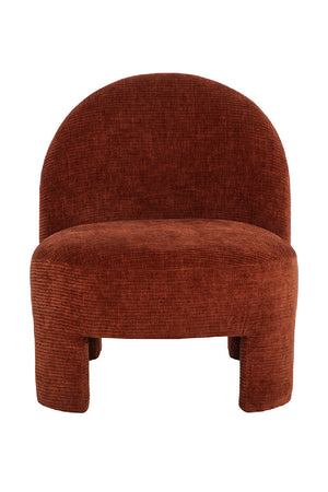   Modern European furniture - Red Arched-Back Lounge Chair - www.oroa.com | Oroa.com