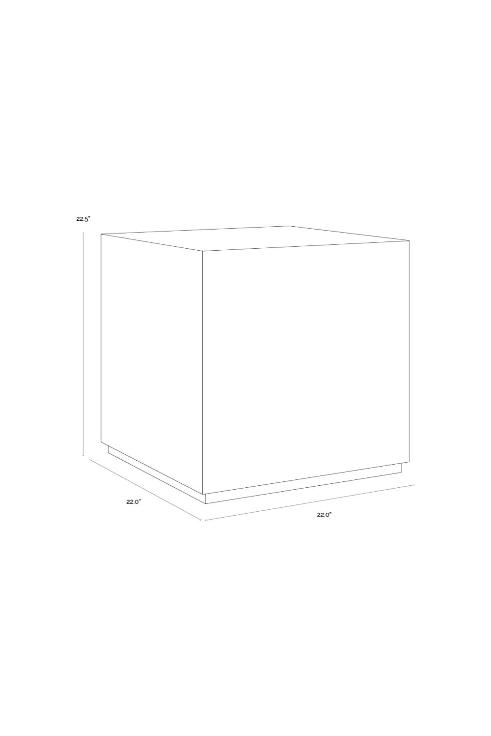   Modern European furniture - Marble Cube End Table - www.oroa.com | Oroa.com