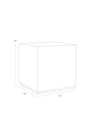   Modern European furniture - Marble Cube End Table - www.oroa.com | Oroa.com