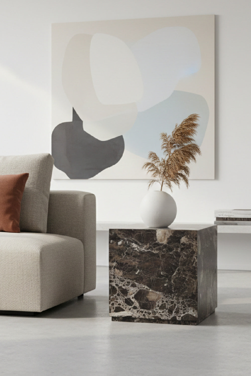   Modern European furniture - Marble Cube End Table - www.oroa.com | Oroa.com