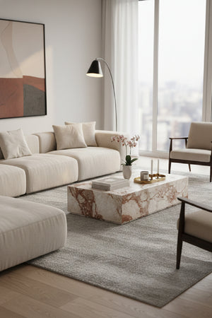   Modern European furniture - Breccia Marble Coffee Table - www.oroa.com | Oroa.com