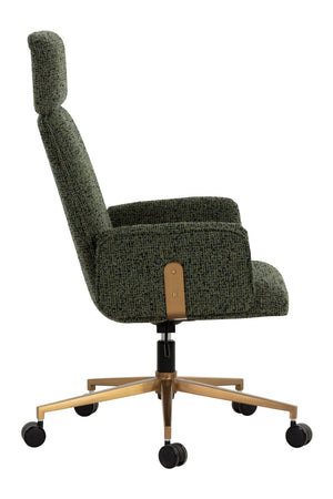  Modern European furniture - Curved Upholstered Office Chair - www.oroa.com | Oroa.com