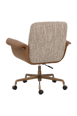   Modern European furniture - Leather Look Arm Office Chair - www.oroa.com | Oroa.com