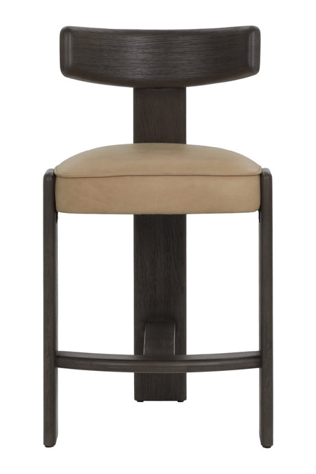   Modern European furniture - Oak T-Shaped Back Counter Stool - www.oroa.com | Oroa.com