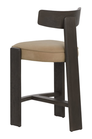   Modern European furniture - Oak T-Shaped Back Counter Stool - www.oroa.com | Oroa.com
