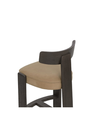   Modern European furniture - Oak T-Shaped Back Counter Stool - www.oroa.com | Oroa.com
