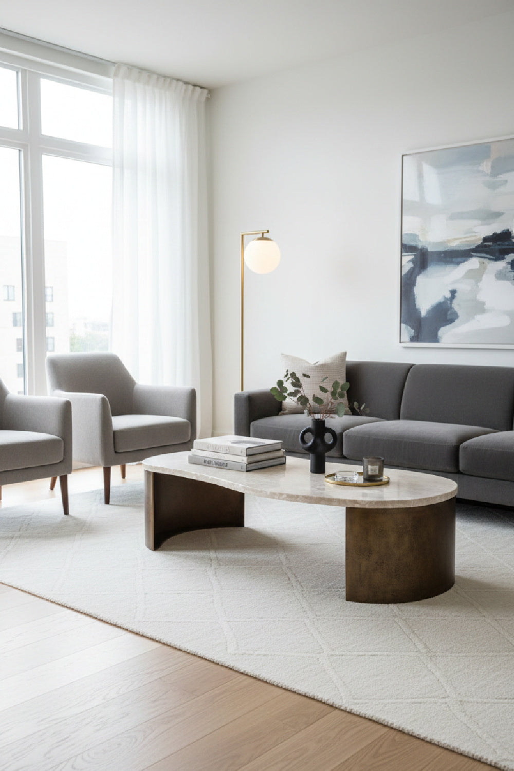   Modern European furniture - Glass Top Coffee Table - www.oroa.com | Oroa.com