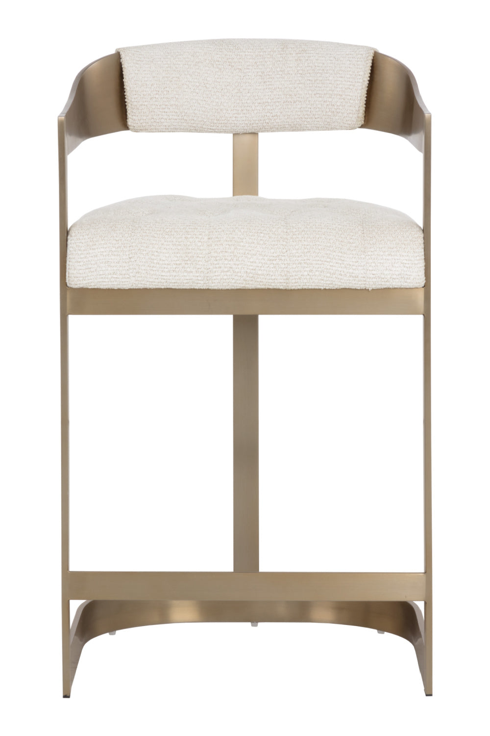   Modern European furniture - Antique Brass Framed Counter Stool - www.oroa.com | Oroa.com