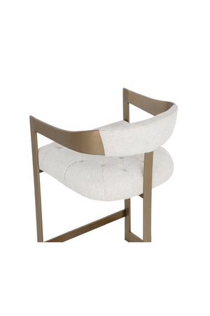   Modern European furniture - Antique Brass Framed Counter Stool - www.oroa.com | Oroa.com