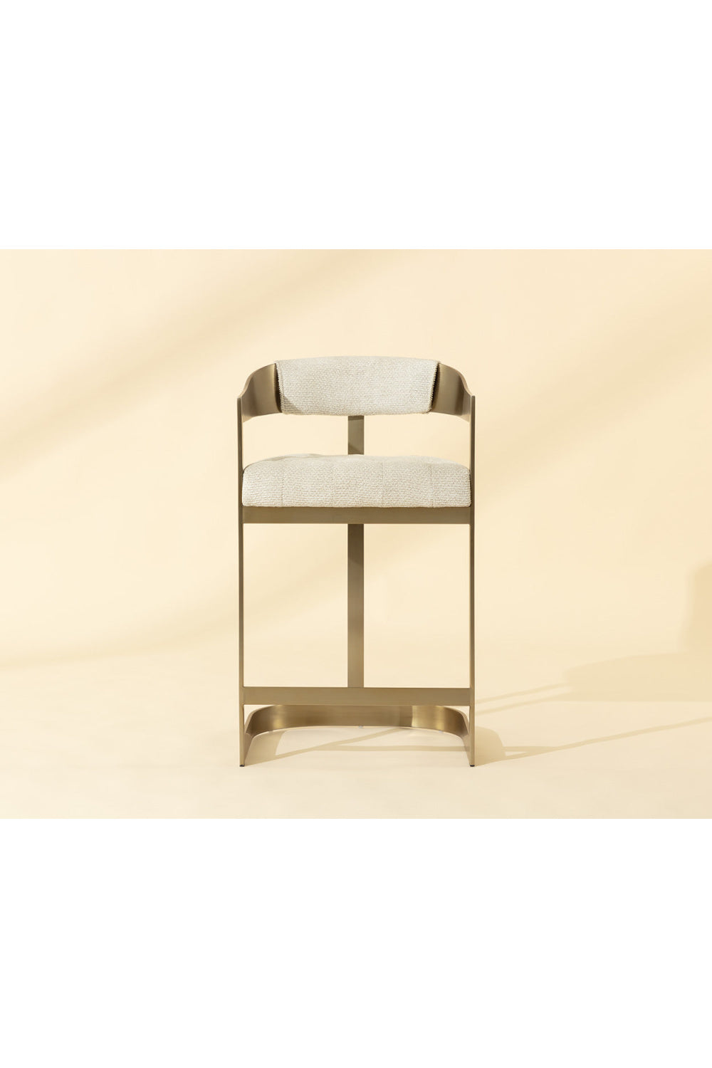   Modern European furniture - Antique Brass Framed Counter Stool - www.oroa.com | Oroa.com