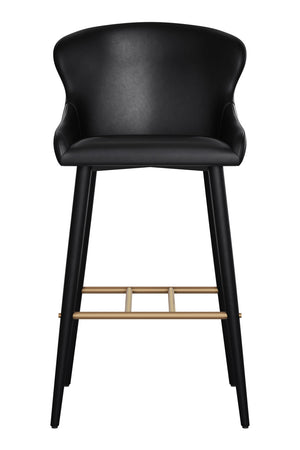   Modern European furniture - Leather Look Shell Bar Stool - www.oroa.com | Oroa.com